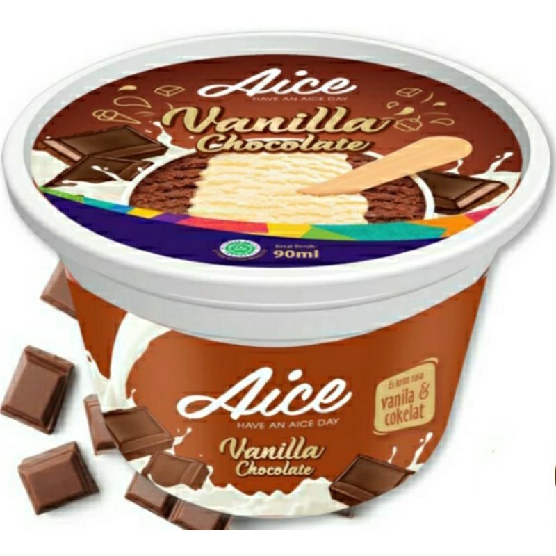 Jual Aice Es Krim / Ice Cream Vanilla Chocolate Cup | Shopee Indonesia