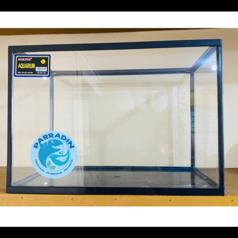 Jual AQUARIUM NIKITA SIZE L 40 x 25 x 28 cm Aquarium AKRILIK 25L