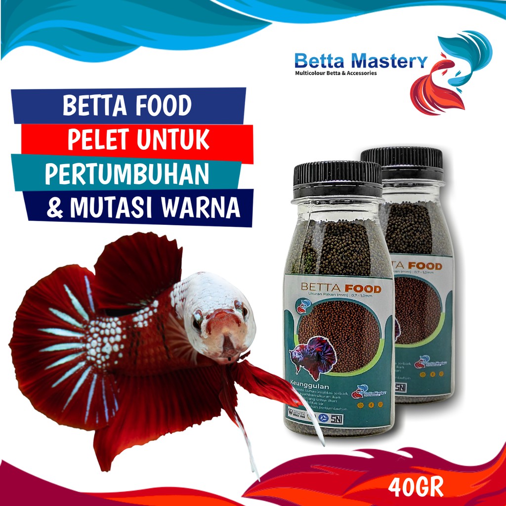 Pakan Ikan Cupang Hias Betta Food Pellet pelet Pakan Ikan Hias Pelet Ikan Hias Shopee Indonesia