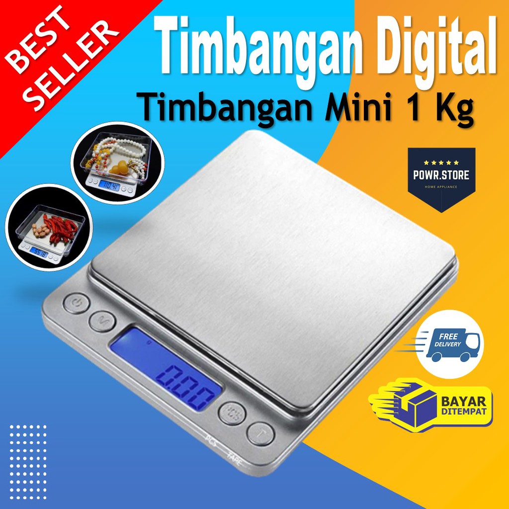 TIMBANGAN GRAM DIGITAL ELEKTRIK DAPUR MINI PLATFORM SCALE