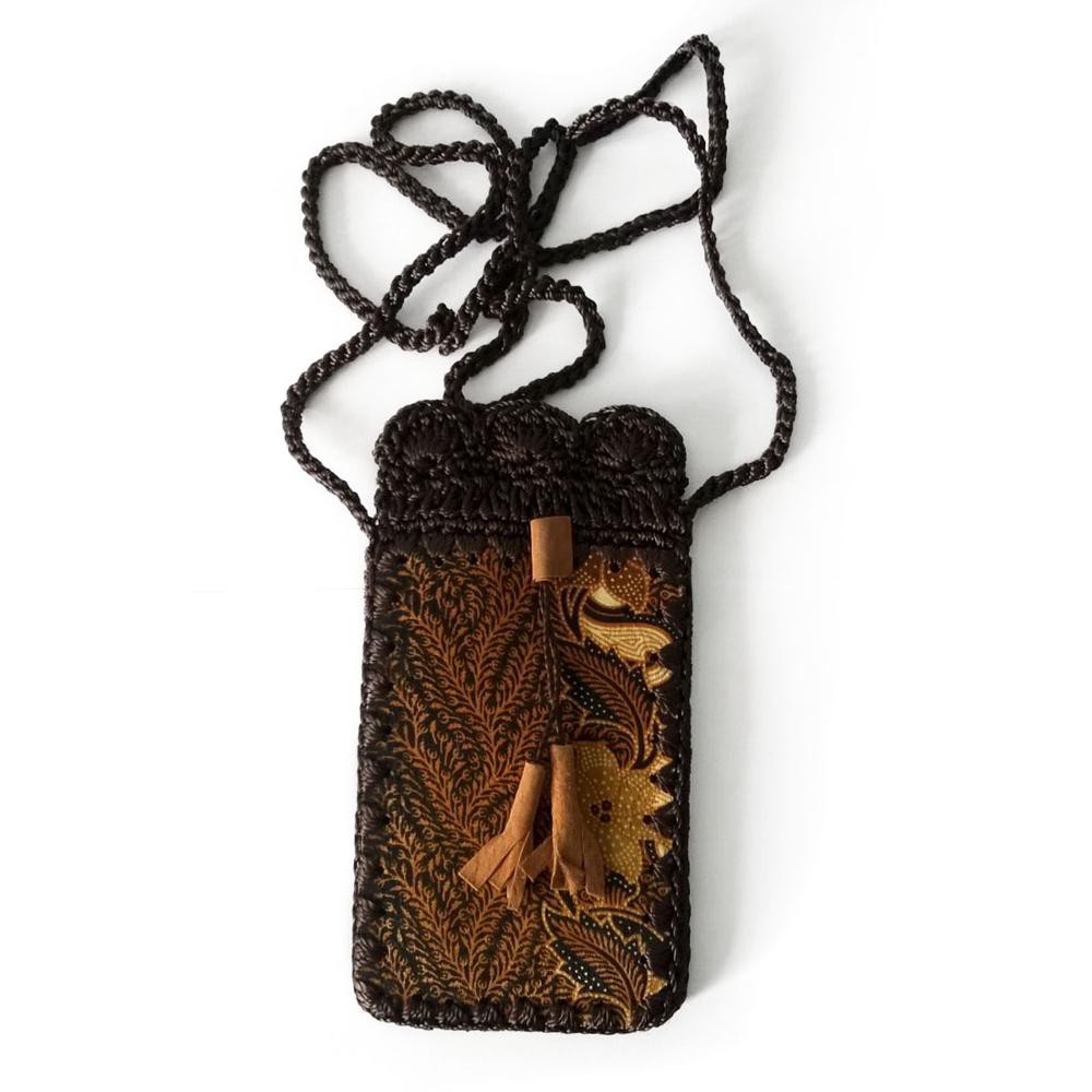 Tas Rajut batik Hp Shopee Indonesia