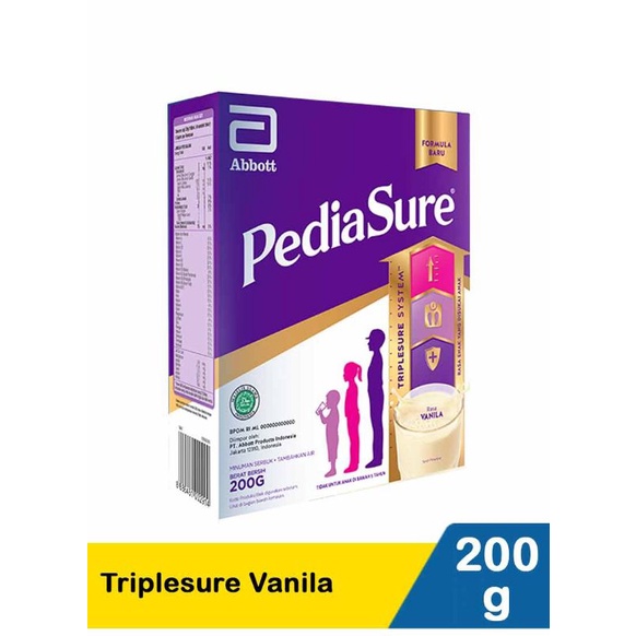 Jual Pediasure Triplesure Vanilla Madu Coklat 200 Gr 200Gr 400 Gr 400Gr | Shopee Indonesia