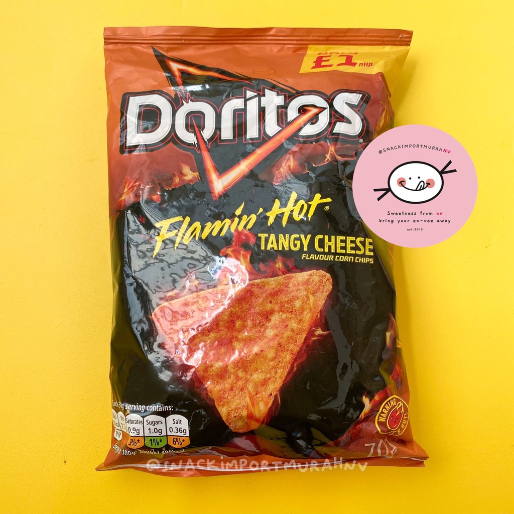 Jual Doritos Flamin Hot Tangy Cheese Indonesia