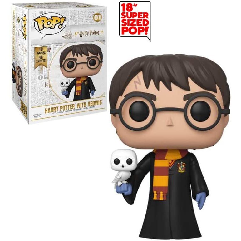 Jual Funko Pop! 18 Inch Harry Potter With Hedwig Super Sized Pop! Vinyl Figure Indonesia|Shopee Indonesia