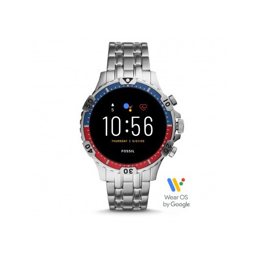 Jual Fossil Gen 5 Smartwatch Ftw4040 Garrett Hr Stainless Steel Indonesia|Shopee Indonesia