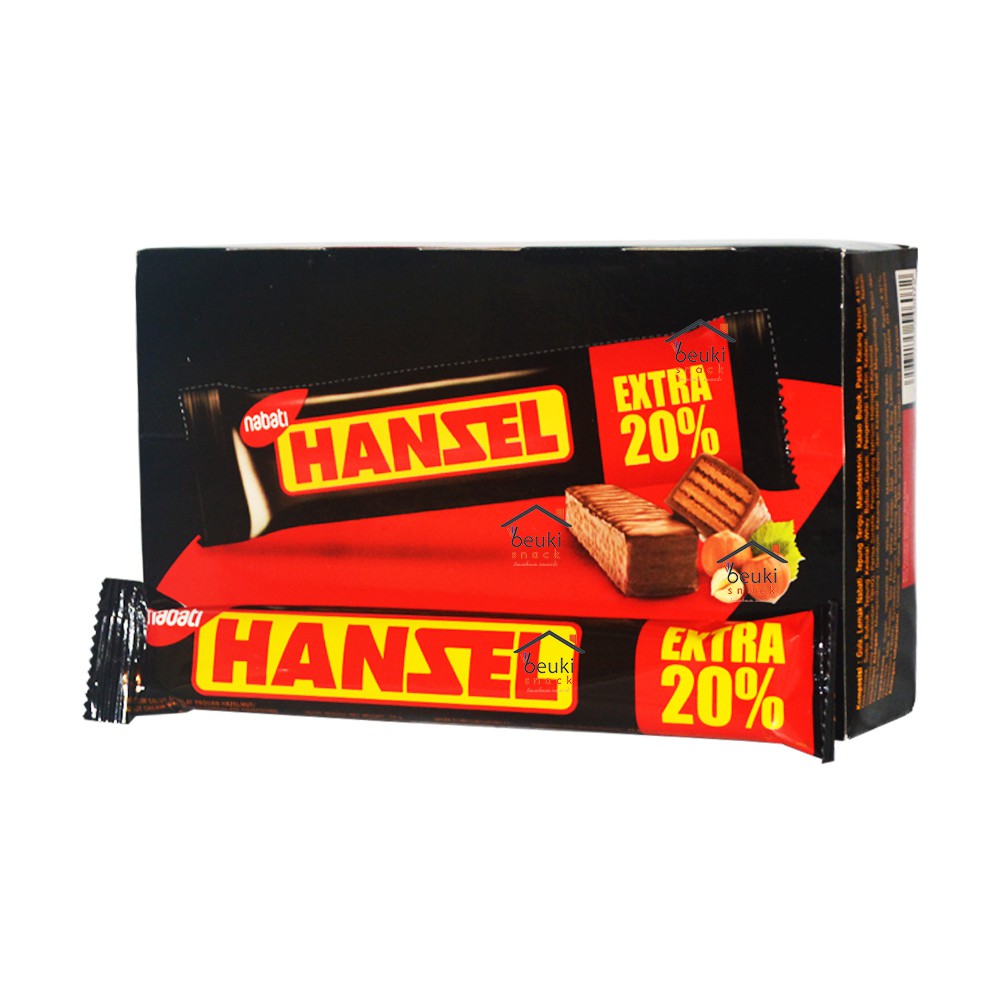 Jual Nabati Hanzel Wafer Cokelat Berlapis Coklat Pasti Ketagihan - 12Pcs X 34Gr | Shopee Indonesia