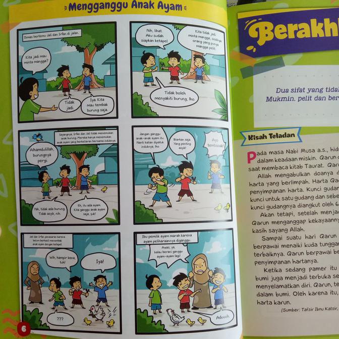 Termurah Komik Anak Islam - Komik Hadits Sayangi Sesama, Buku Cerita Anak Kode 700 | Shopee Indonesia