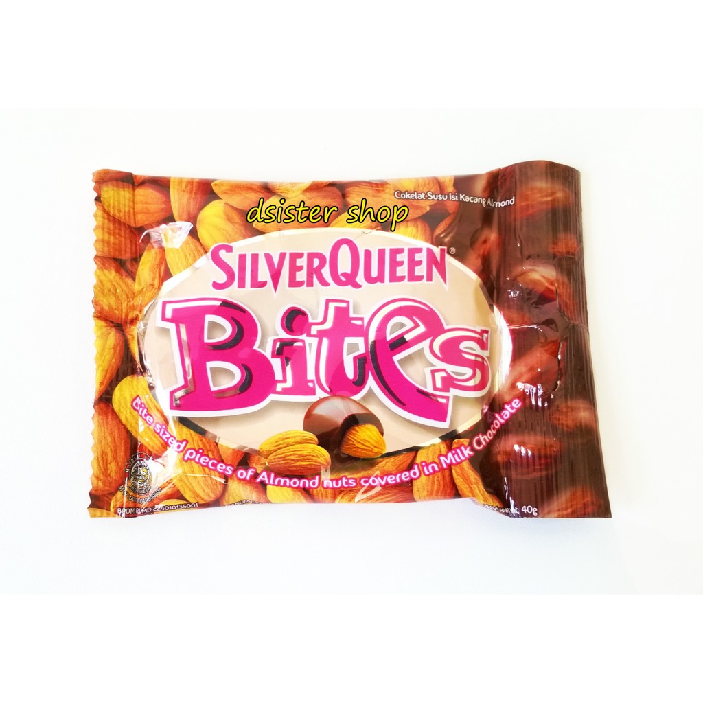 Jual Coklat Silverqueen Bites Almond Dan Mede 35 Gram | Shopee Indonesia