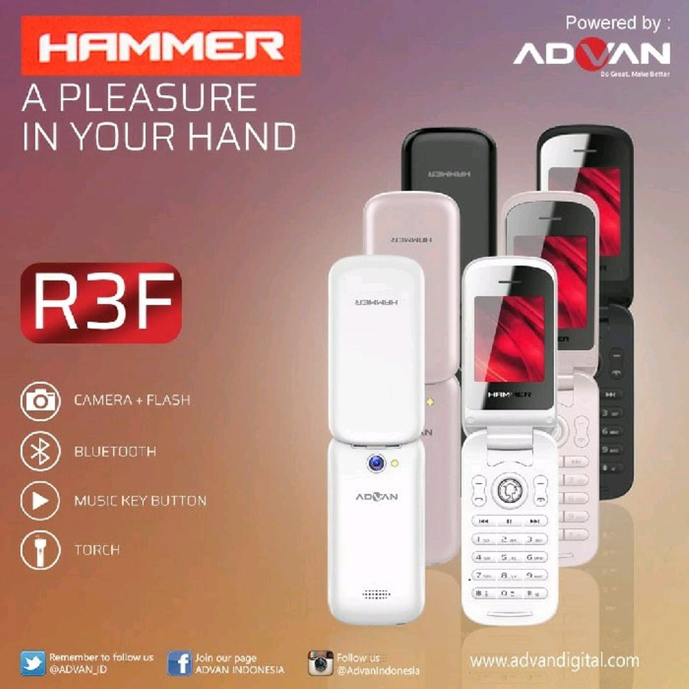 Handphone Advan Kamera 3 HP Buzz