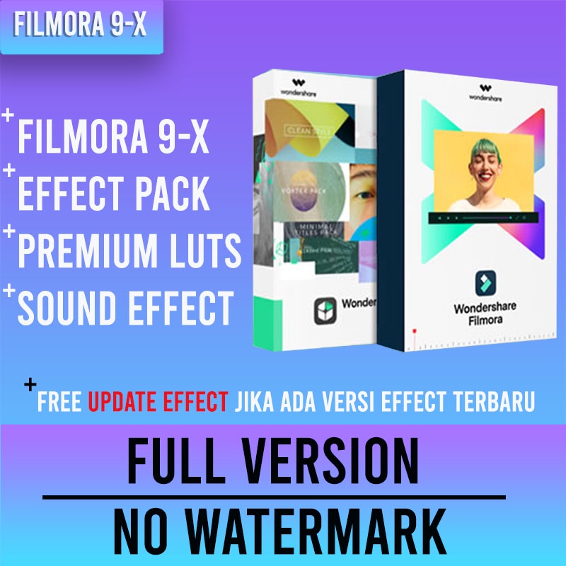 Paket Filmora 9 Terbaru & Effect Pack Full Version