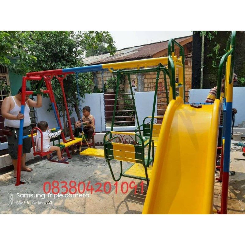 Jual Mainan Anak Tk Taman Paud Ayunan Empat Set Kombinasi | Shopee Indonesia