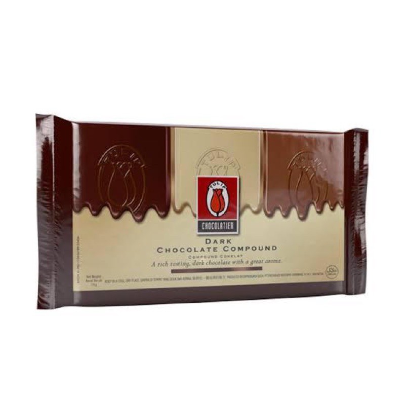 Jual Tulip Dark Chocolate Compound 1Kg / Cokelat Batang Dark 1Kg | Shopee Indonesia