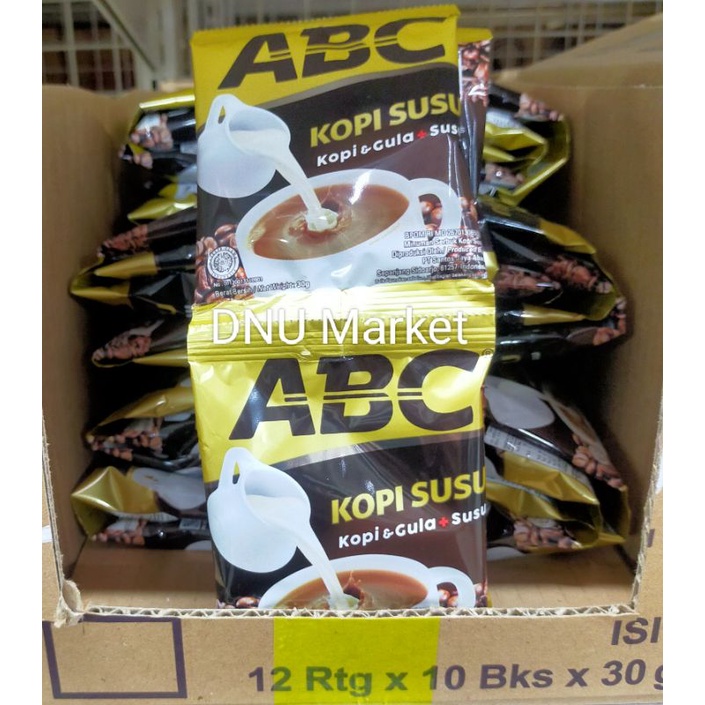 Jual Kopi bubuk ABC Susu Kopi dan ABC White Coffe 1renceng isi 10