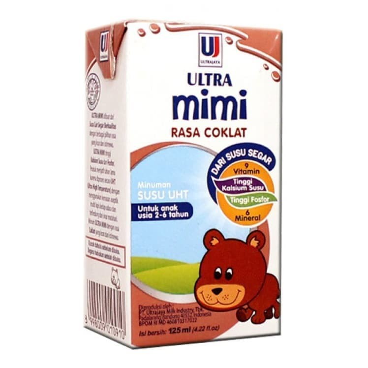 Jual Ultra Mimi 125 Ml 1 Dus Isi 40 Pcs - Coklat | Shopee Indonesia