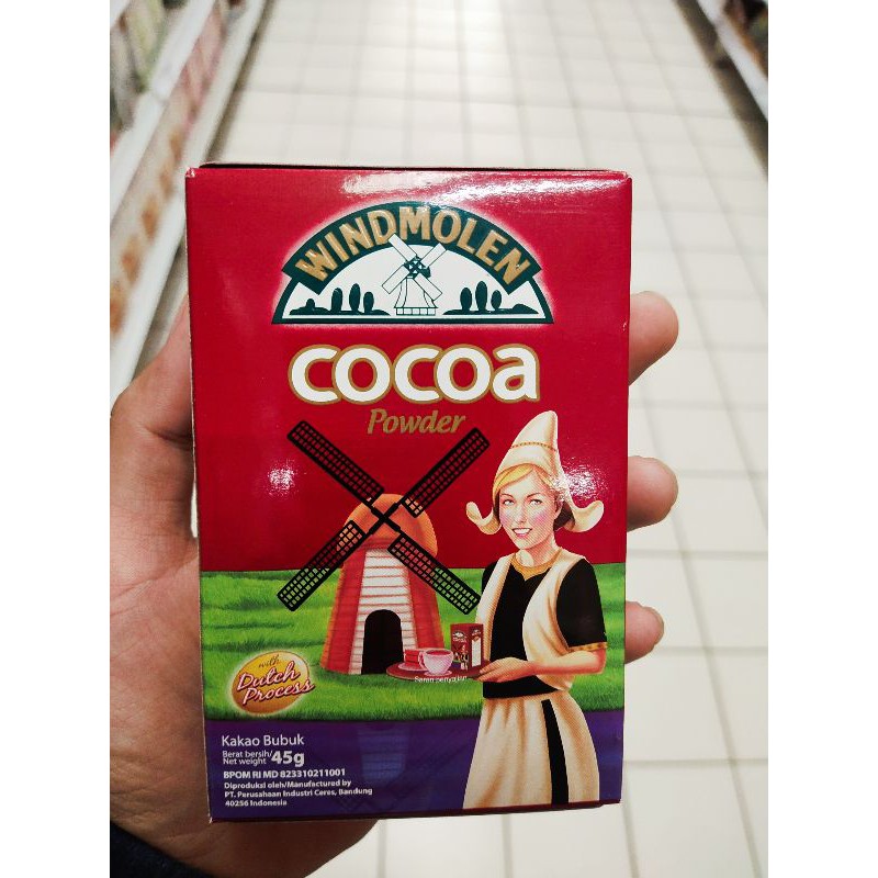 Jual Coklat Bubuk Windmolen (Cocoa Powder) 45 Gr | Shopee Indonesia