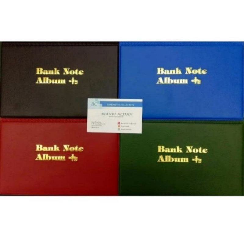 Album Mini Kertas Bank Note Tuk Uang Kuno Dan lainnya