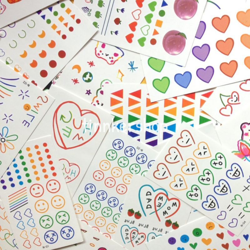 Jual (1 15 CB Ver.) Tattoo Temporary / Tato Temporer / Colorful