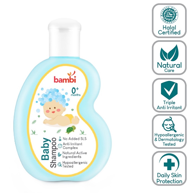 Jual Bambi Baby Shampoo (Tersedia varian ukuran) Shopee Indonesia