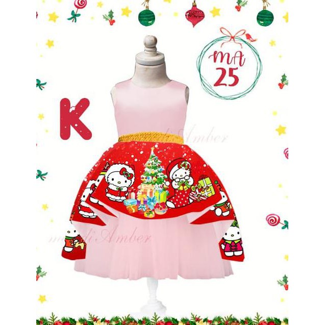 JUAL 9Y - HELLO KITTY BAJU DRESS ANAK CEWEK MARDI AMBER MA25K - 9Y TERLARIS  | Shopee Indonesia