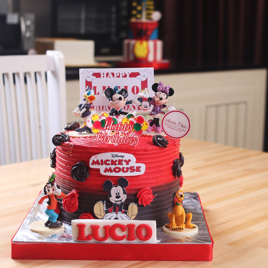 20+ Trend Terbaru Model Kue Ulang Tahun Mickey Mouse House on Street