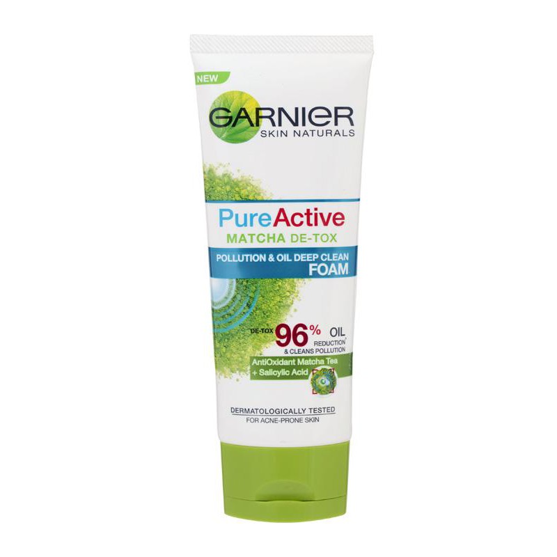 GARNIER PURE ACTIVE MATCHA (FACIAL FOAM) Shopee Indonesia