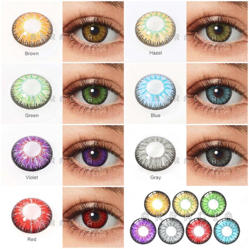 Jual Softlens Lensa Kontak Contact Lens Warna 2 Tone Cosplay Karakter Anime Manga Game Magister