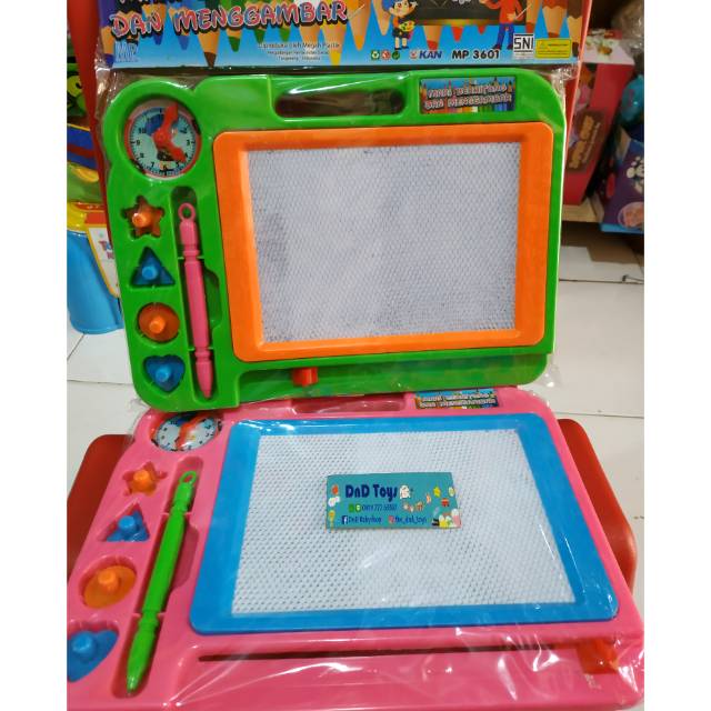 Jual Mainan Edukasi Anak Papan Tulis Magnet Belajar Menulis | Shopee Indonesia