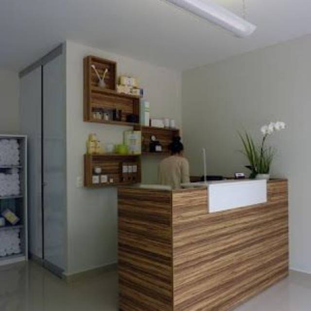 Meja resepsionis,meja kantor HPL | Shopee Indonesia