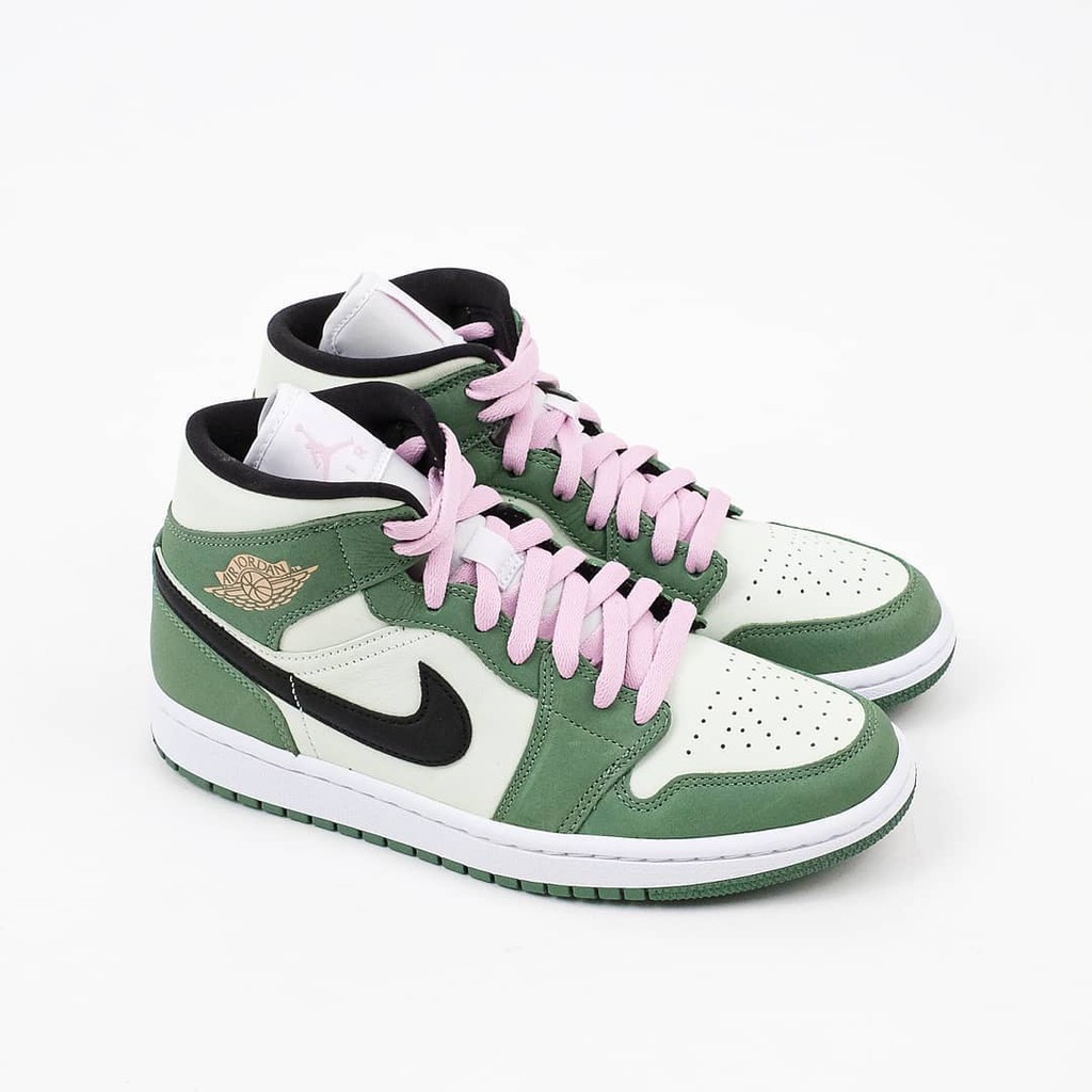 Air Jordan 1 Mid Se Dutch Green (100% Authentic) | Shopee Indonesia