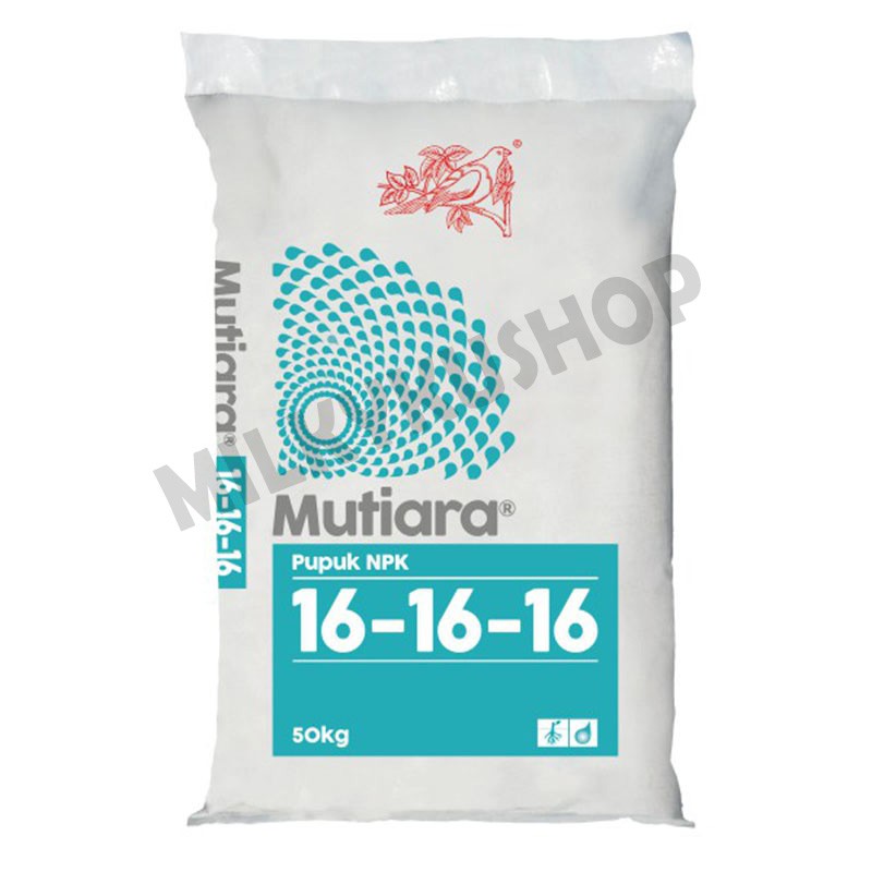 Pupuk NPK Mutiara 16 16 16 Meroke Kemasan Pabrik 50 kg
