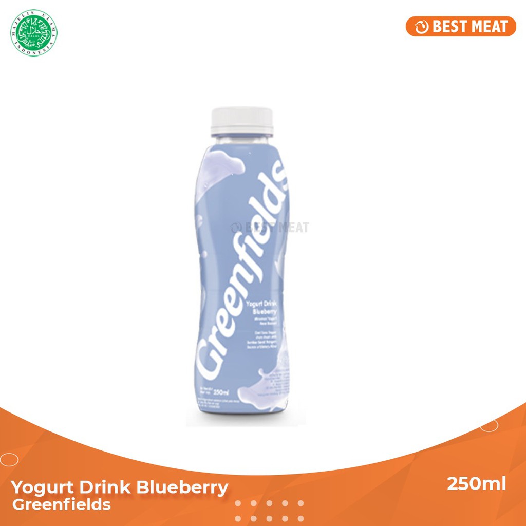 Jual Yogurt Greenfields Drink Blueberry 250 ml Shopee Indonesia