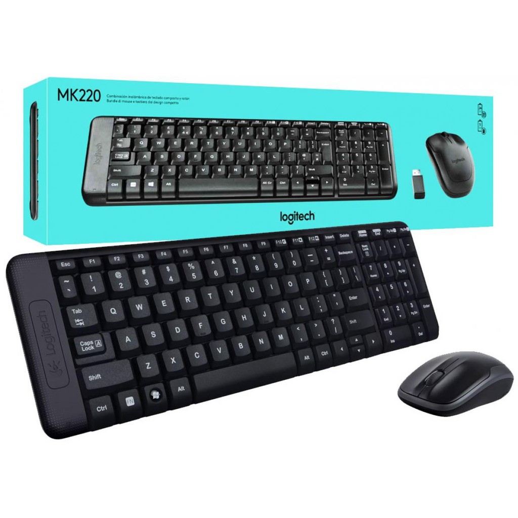 Jual Mouse & Keyboard Logitech MK220 Wireless Termurah Indonesia