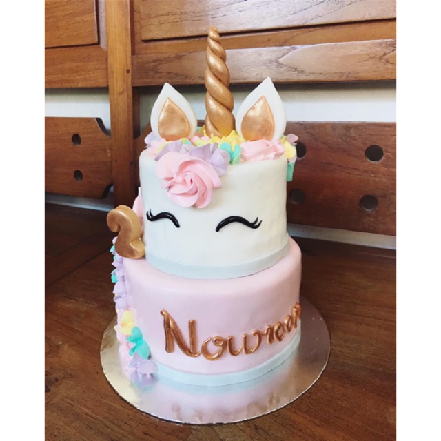 Kue ulang tahun Unicorn Shopee Indonesia