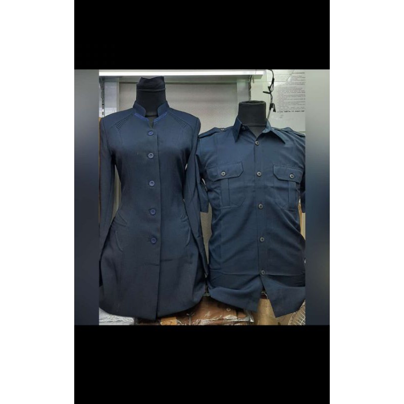 Jual SERAGAM PNS & SWASTA / BIRU DONGKER (NAVY) Shopee Indonesia