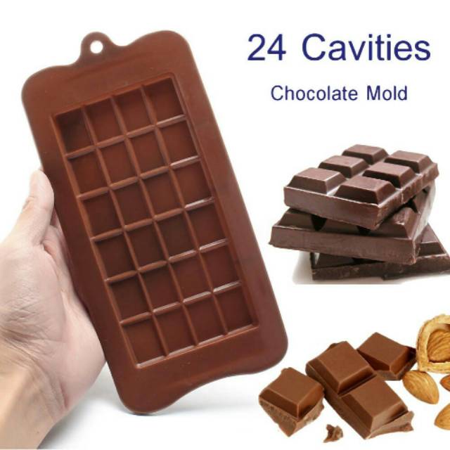 Jual Cetakan Silikon Choco Bar Besar - Chocobar Silicone Mold - Cetakan Cokelat Batang | Shopee Indonesia