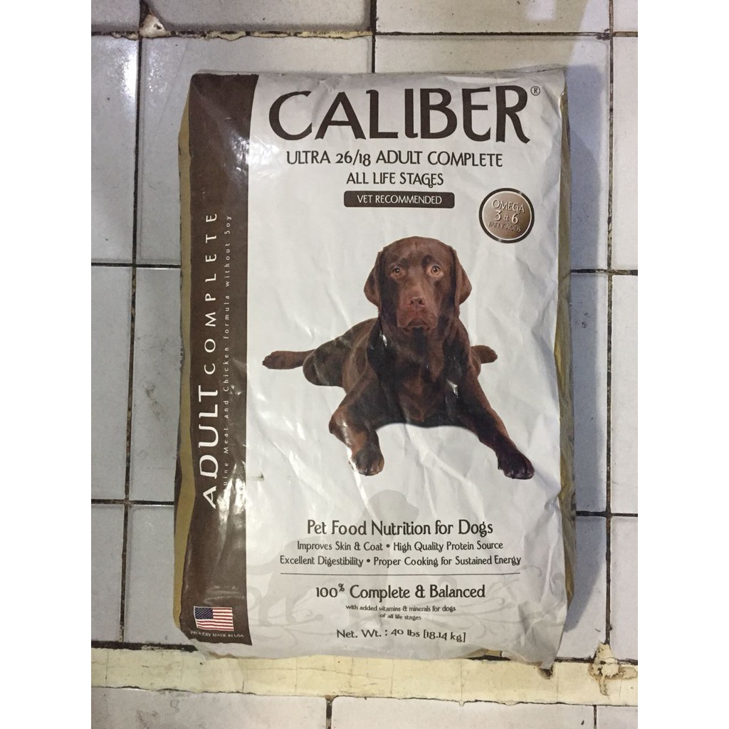 Jual Dog Food Caliber Ultra 26/18 All Life Stages Dogfood 18kg Makanan