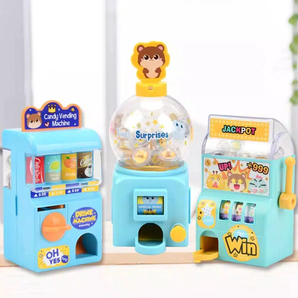 Jual Mmtoys Mb209 Mainan Anak Murah Mini Jackpot Swing / Candy Vending Machine Drink / Surprise Mini Roll | Shopee Indonesia