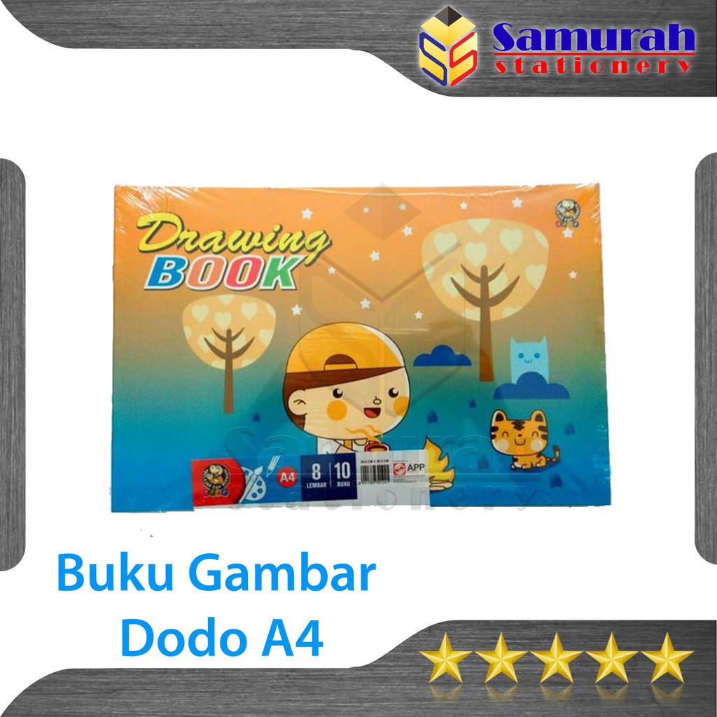 Buku Gambar Dodo Ukuran A4 / Drawing Book Uk A 4 / Buku Sketsa