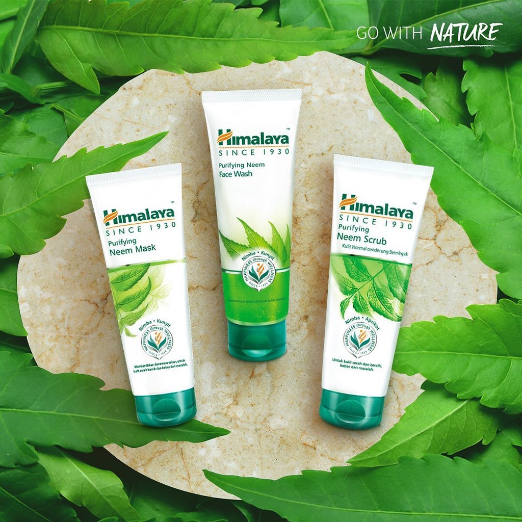 Jual HIMALAYA Herbals Purifying Neem Mask Neem Scrub Neem Facial Wash AlivaBeauty Jateng