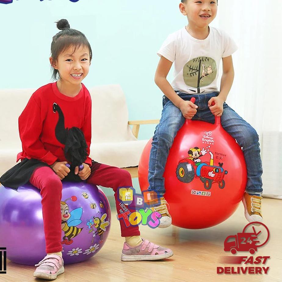 Jual Mainan Bola Jumping Bola Loncat Bola Karet Anak Ukuran Besar 30 Cm | Shopee Indonesia
