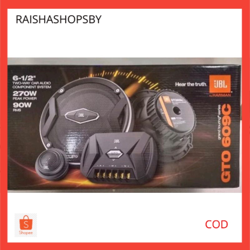 Jual Speaker Split 2Way JBL GTO 609C GRAND TOURING SERIES 6,5 Inch Car