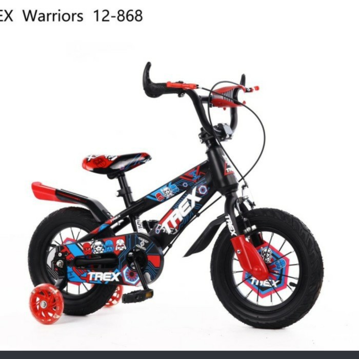 Sepeda Anak Trex 886 Warriors Fatbike BMX 24 Tahun FatTire 12 Inci x 2
