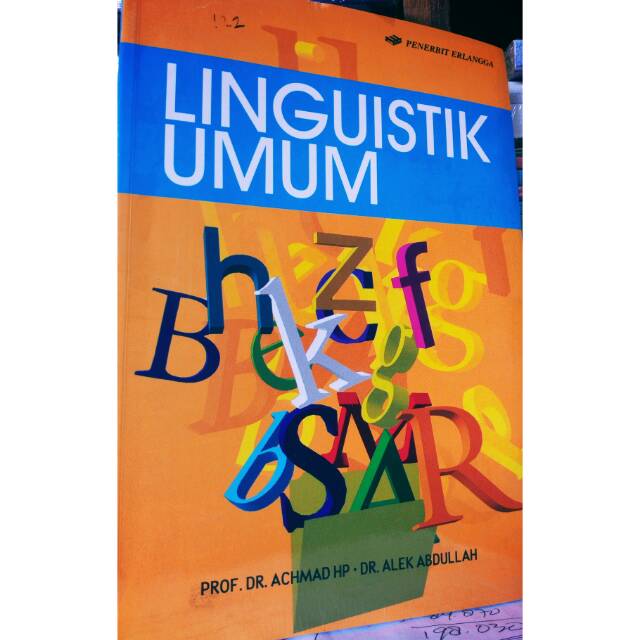 Linguistik umum perguruan tinggi achmad penerbit erlangga ASLI | Shopee  Indonesia