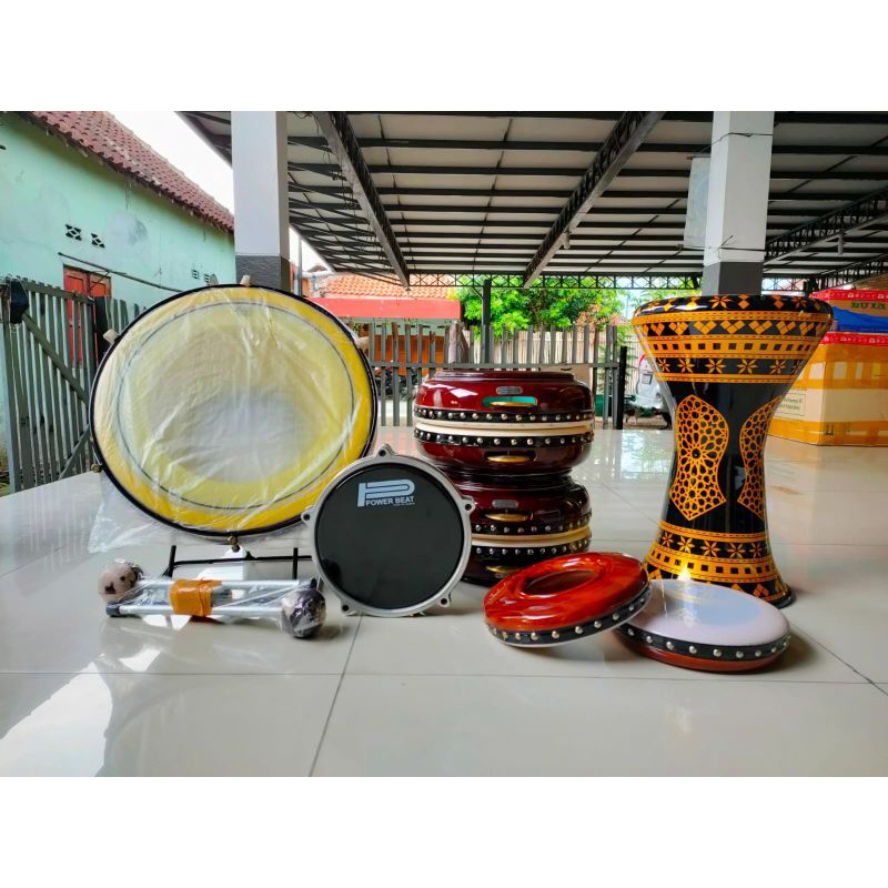 Jual REBANA HADROH SET KOMPLIT DARBUKA Shopee Indonesia