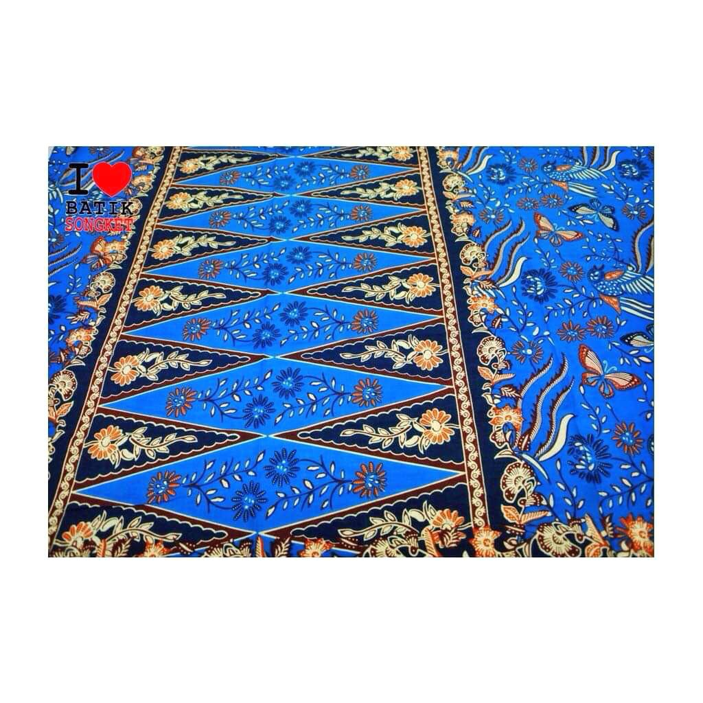 sarung betawi motif 1 tumpal pucuk rebung bahan kain batik