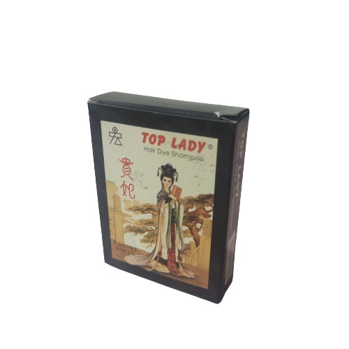 Jual Top Lady Semir Rambut Pria Wanita Hair Dye Shampoo 6 sachet 3gr