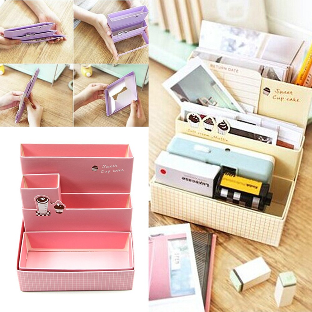 Ozid Kotak Tempat Menyimpan Kosmetik, Bahan Kertas, untuk