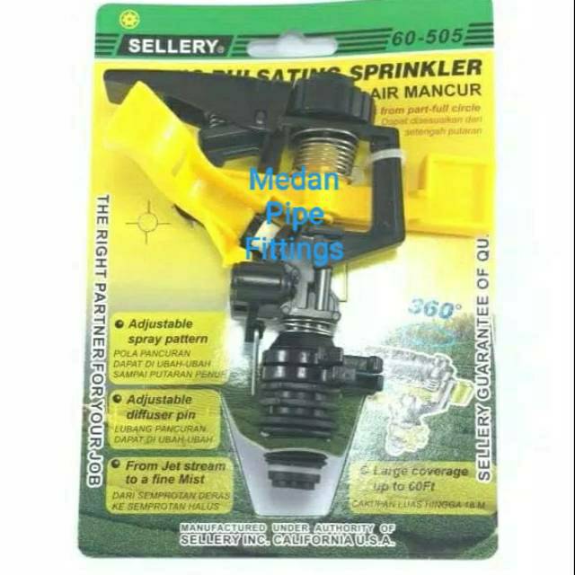 Jual Sprinkler PVC Sellery 60505 Taman Air Sprinkle springkel plastik