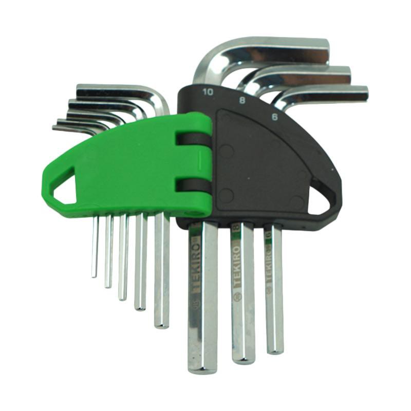 TEKIRO KUNCI L SET 8 PCS MM (PENDEK) /KUNCI L SET / TOOLS