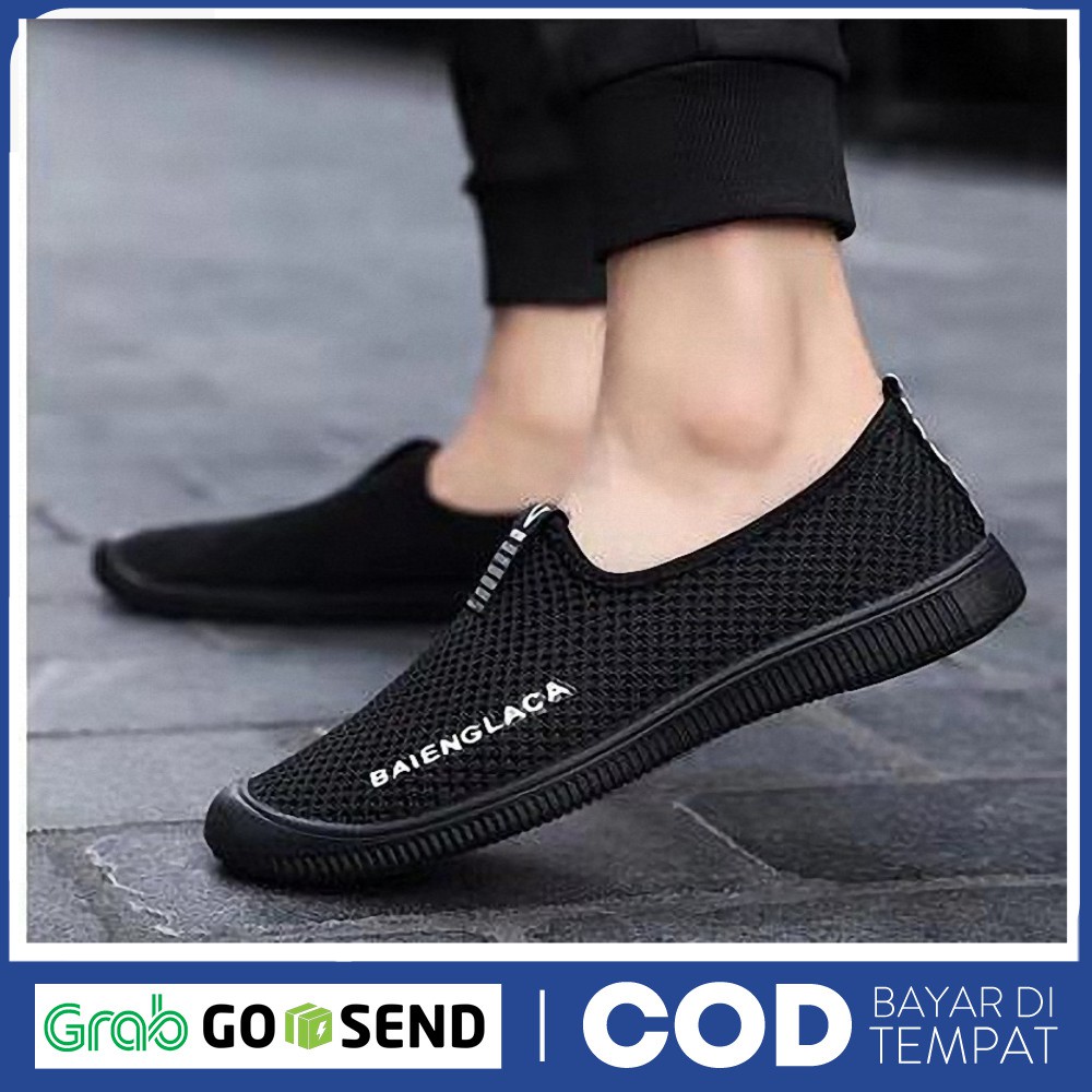 Highland Sepatu Slip On Pria Santai Sepatu Pria Casual